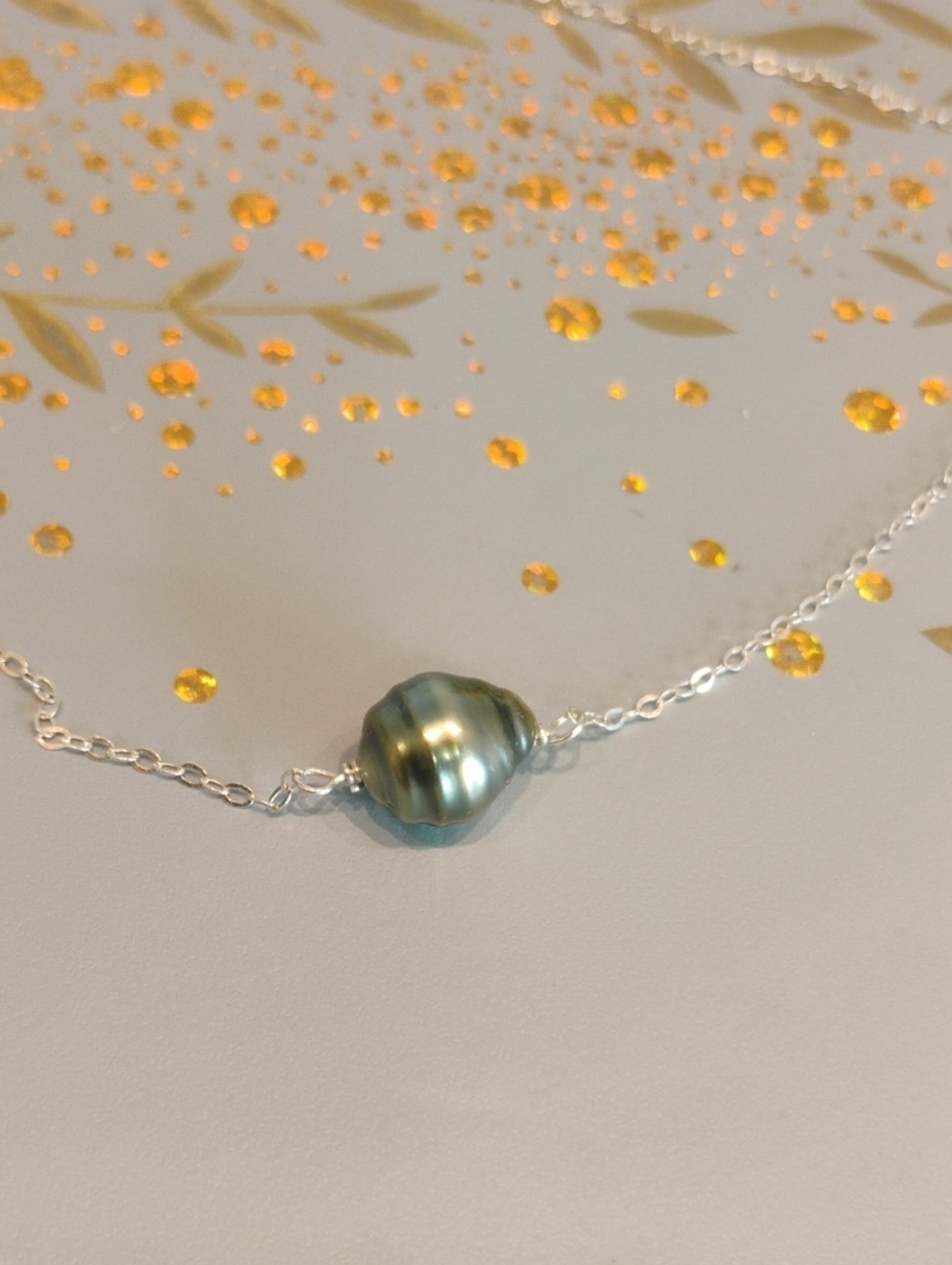 Tahitian Sterling Silver Necklace